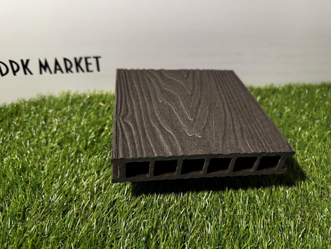 Террасная доска из ДПК Polywood Duo 3-D Венге 