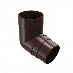 Колено 72˚ для водосточной трубы Премиум (Premium) шоколад 8019