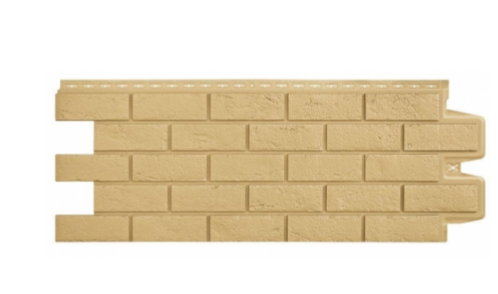 Фасадная панель Grand Line состаренный кирпич стандарт Песочный