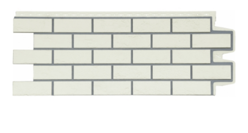Фасадная панель Grand Line состаренный кирпич Премиум пломбир