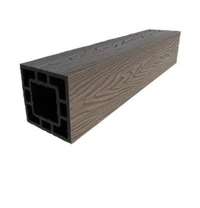 Столб из ДПК серия SIMPLEX 120х120мм Венге