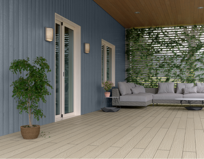 Стеновые реечные панели из ДПК CM Wall Эбен