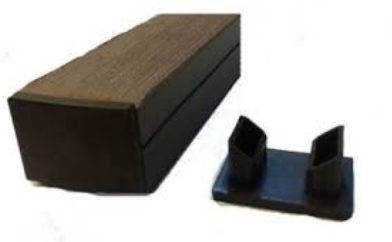 Заглушка для скамеечной, лавочной дпк доски WPC